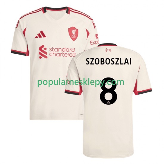 Koszulka Krótka Męska Liverpool Drugi strój Dominik Szoboszlai 8 2025-2026