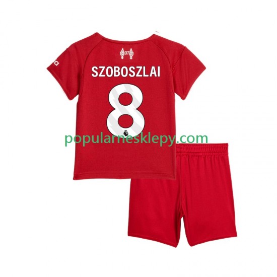 Koszulka Krótka dla Dzieci Liverpool Pierwszy strój Dominik Szoboszlai 8 2025-2026 Koszulka Krótka dla Dzieci Liverpool Pierwszy strój Dominik Szoboszlai 8 2025-2026