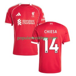 Koszulka Krótka Męska Liverpool Pierwszy strój Federico Chiesa 14 2025-2026
