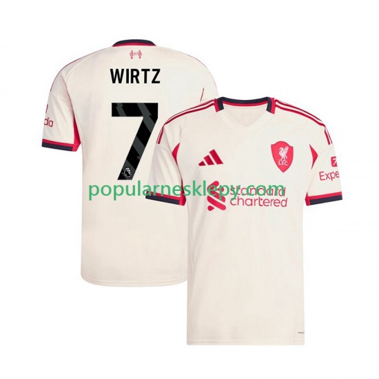 Koszulka Krótka Męska Liverpool Drugi strój Florian Wirtz 7 2025-2026