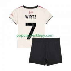 Koszulka Krótka dla Dzieci Liverpool Drugi strój Florian Wirtz 7 2025-2026