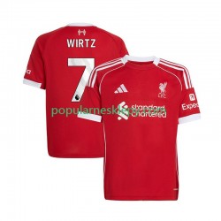 Koszulka Krótka Męska Liverpool Pierwszy strój Florian Wirtz 7 2025-2026