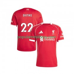 Koszulka Krótka Męska Liverpool Pierwszy strój Hugo Ekitike 22 2025-2026