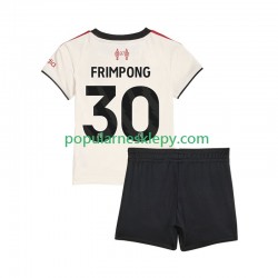 Koszulka Krótka dla Dzieci Liverpool Drugi strój Jeremie Frimpong 30 2025-2026