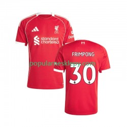 Koszulka Krótka Męska Liverpool Pierwszy strój Jeremie Frimpong 30 2025-2026