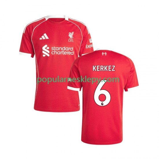 Koszulka Krótka Męska Liverpool Pierwszy strój Milos Kerkez 6 2025-2026