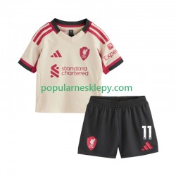 Koszulka Krótka dla Dzieci Liverpool Drugi strój Mohamed Salah 11 2025-2026