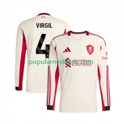 Koszulka Długi Męska Liverpool Drugi strój Virgil van Dijk 4 2025-2026