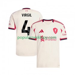 Koszulka Krótka Męska Liverpool Drugi strój Virgil van Dijk 4 2025-2026
