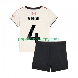 Koszulka Krótka dla Dzieci Liverpool Drugi strój Virgil van Dijk 4 2025-2026