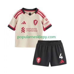 Koszulka Krótka dla Dzieci Liverpool Drugi strój Virgil van Dijk 4 2025-2026