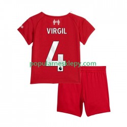 Koszulka Krótka dla Dzieci Liverpool Pierwszy strój Virgil van Dijk 4 2025-2026