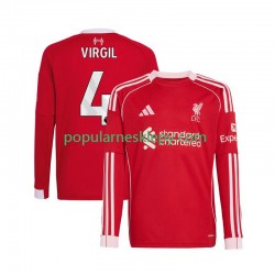 Koszulka Długi Męska Liverpool Pierwszy strój Virgil van Dijk 4 2025-2026