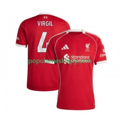 Koszulka Krótka Męska Liverpool Pierwszy strój Virgil van Dijk 4 2025-2026