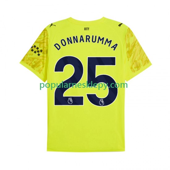 Koszulka Krótka Męska Bramkarz Manchester City Trzeci strój Gianluigi Donnarumma 25 2025-2026