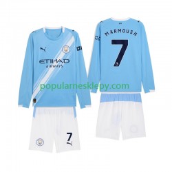 Koszulka Długi dla Dzieci Manchester City Pierwszy strój Omar Marmoush 7 2025-2026