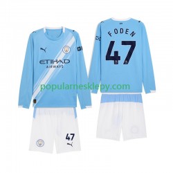 Koszulka Długi dla Dzieci Manchester City Pierwszy strój Phil Foden 47 2025-2026
