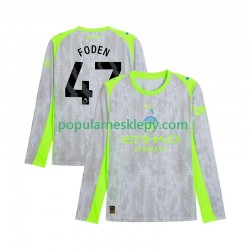 Koszulka Długi Męska Manchester City Trzeci strój Phil Foden 47 2025-2026