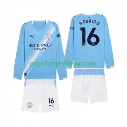 Koszulka Długi dla Dzieci Manchester City Pierwszy strój Rodrigo Hernandez 16 2025-2026