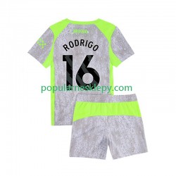 Koszulka Krótka dla Dzieci Manchester City Trzeci strój Rodrigo Hernandez 16 2025-2026
