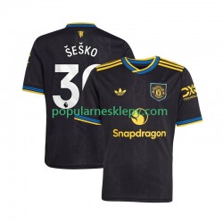 Koszulka Krótka Męska Manchester United Trzeci strój Benjamin Sesko 30 2025-2026