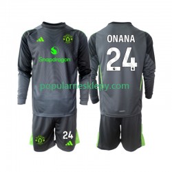 Koszulka Długi dla Dzieci Bramkarz Manchester United Drugi strój Andre Onana 24 2025-2026