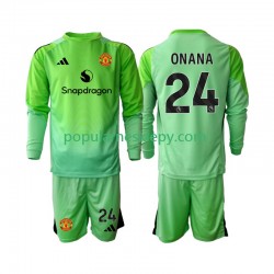 Koszulka Długi dla Dzieci Bramkarz Manchester United Czwarty strój Andre Onana 24 2025-2026
