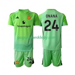 Koszulka Krótka dla Dzieci Bramkarz Manchester United Czwarty strój Andre Onana 24 2025-2026
