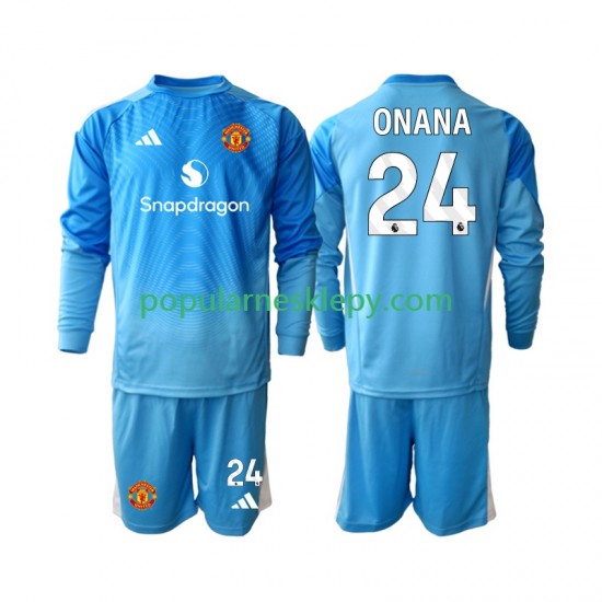 Koszulka Długi dla Dzieci Bramkarz Manchester United Pierwszy strój Andre Onana 24 2025-2026