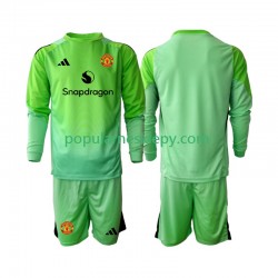 Koszulka Długi dla Dzieci Bramkarz Manchester United Czwarty strój 2025-2026