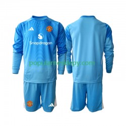 Koszulka Długi dla Dzieci Bramkarz Manchester United Pierwszy strój 2025-2026