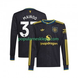 Koszulka Długi Męska Manchester United Trzeci strój Kobbie Mainoo 37 2025-2026
