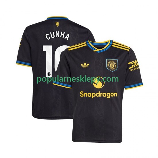 Koszulka Krótka Męska Manchester United Trzeci strój Matheus Cunha 10 2025-2026