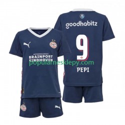 Koszulka Krótka dla Dzieci PSV Eindhoven Drugi strój Ricardo Pepi 9 2025-2026