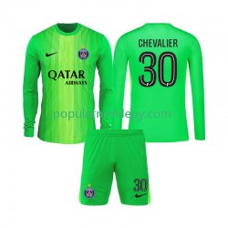 Koszulka Długi dla Dzieci Bramkarz Paris Saint-Germain Drugi strój Lucas Chevalier 30 2025-2026