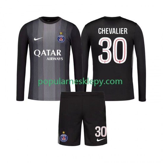Koszulka Długi dla Dzieci Bramkarz Paris Saint-Germain Pierwszy strój Lucas Chevalier 30 2025-2026