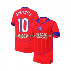 Koszulka Krótka Męska Paris Saint-Germain Trzeci strój Ousmane Dembele 10 2025-2026
