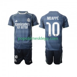 Koszulka Krótka dla Dzieci Real Madryt Drugi strój Kylian Mbappe 10 2025-2026