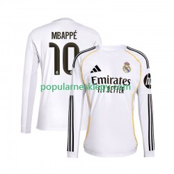 Koszulka Długi Męska Real Madryt Pierwszy strój Kylian Mbappe 10 2025-2026