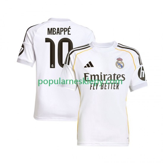 Koszulka Krótka Męska Real Madryt Pierwszy strój Kylian Mbappe 10 2025-2026