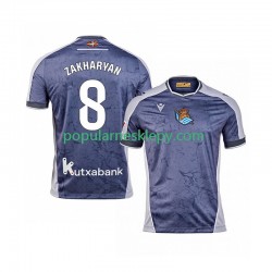Koszulka Krótka Męska Real Sociedad Drugi strój Arsen Zakharyan 8 2025-2026
