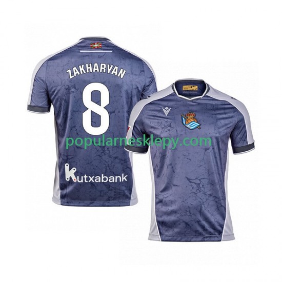 Koszulka Krótka Męska Real Sociedad Drugi strój Arsen Zakharyan 8 2025-2026
