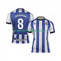 Koszulka Krótka Męska Real Sociedad Pierwszy strój Arsen Zakharyan 8 2025-2026