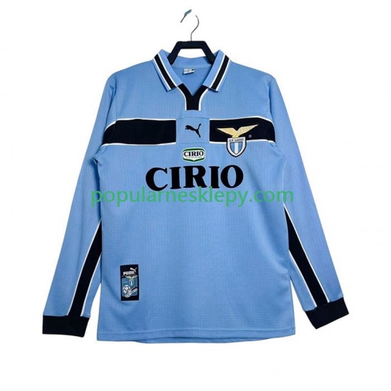Koszulka Długi Męska SS Lazio Pierwszy strój Retro 1998 1999