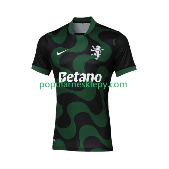 Koszulka Krótka Męska Sporting CP Drugi strój Czwarty strój 2025-2026
