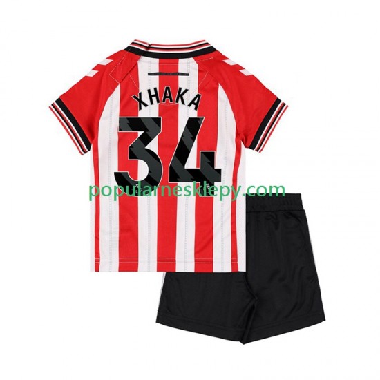 Koszulka Krótka dla Dzieci Pierwszy strój Sunderland Granit Xhaka 34 2025-2026