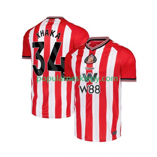 Koszulka Krótka Męska Pierwszy strój Sunderland Granit Xhaka 34 2025-2026