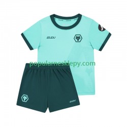Koszulka Krótka dla Dzieci Wolverhampton Wanderers Drugi strój 2025-2026