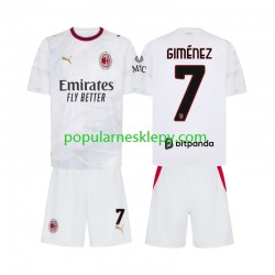 Koszulka Krótka dla Dzieci AC Milan Drugi strój Gimenez 7 2026-2027