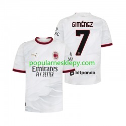 Koszulka Krótka Męska AC Milan Drugi strój Gimenez 7 2026-2027 Koszulka Krótka Męska AC Milan Drugi strój Gimenez 7 2026-2027